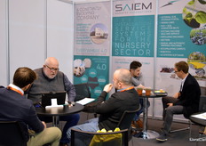 Nicely busy at the Saiem nursery automation booth.